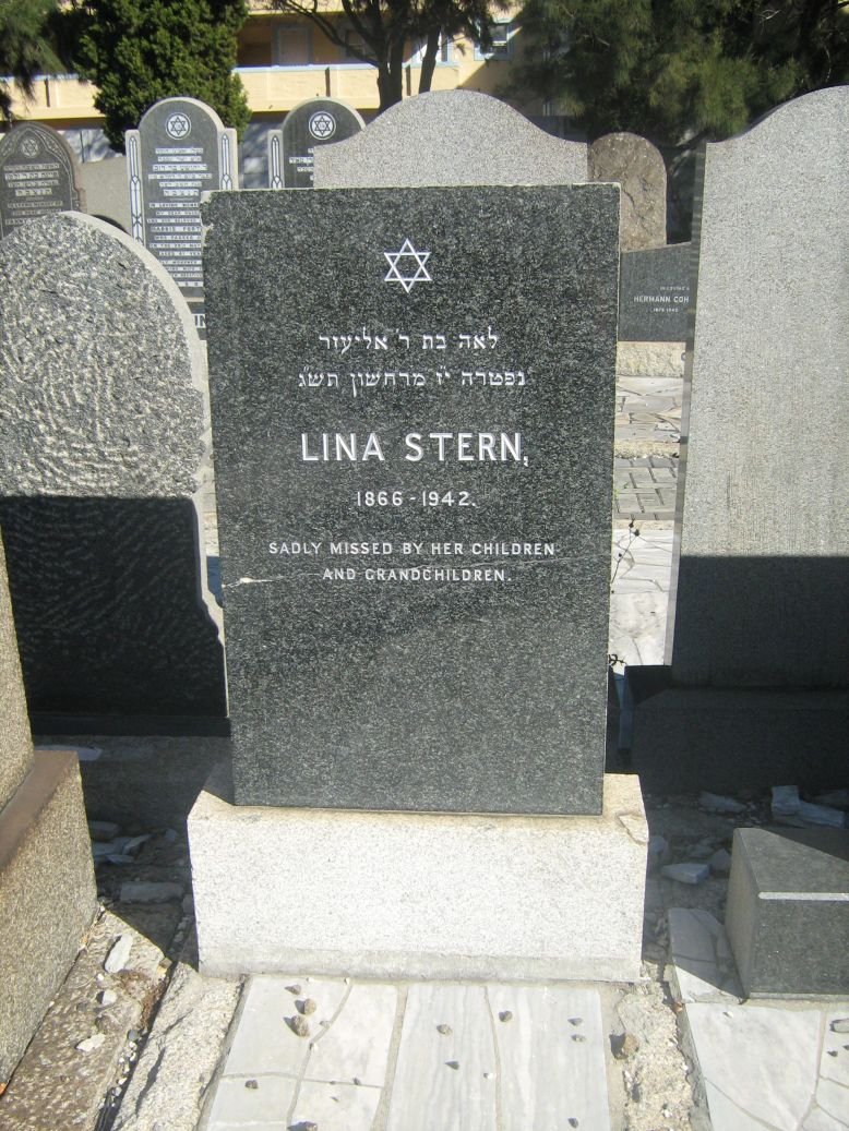 STERN Lina 1866-1942