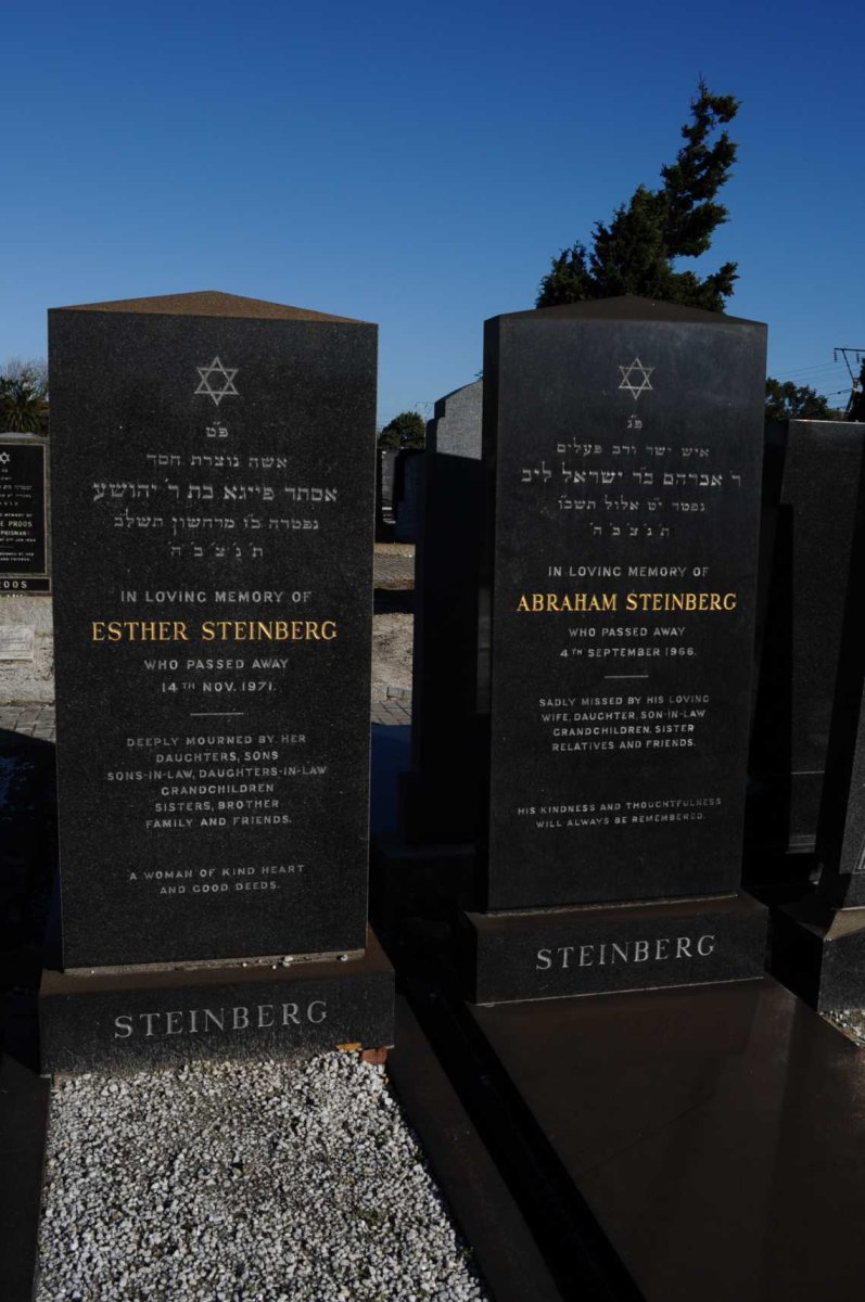 STEINBERG Abraham -1966 &amp; Esther -1971