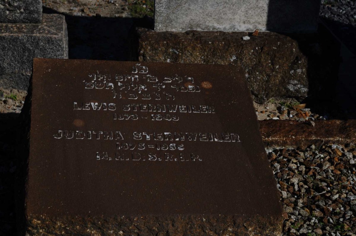 STERNWEILER Lewis 1873-1949 &amp; Juditha 1875-1956