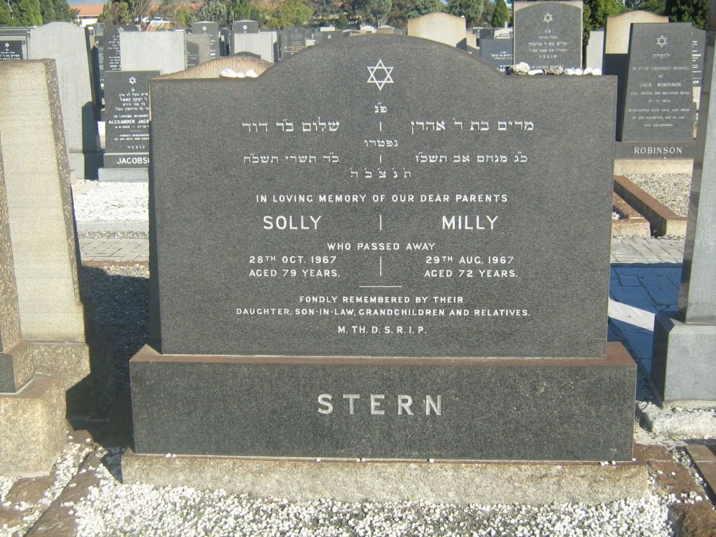 STERN Solly -1967 &amp; Milly -1967