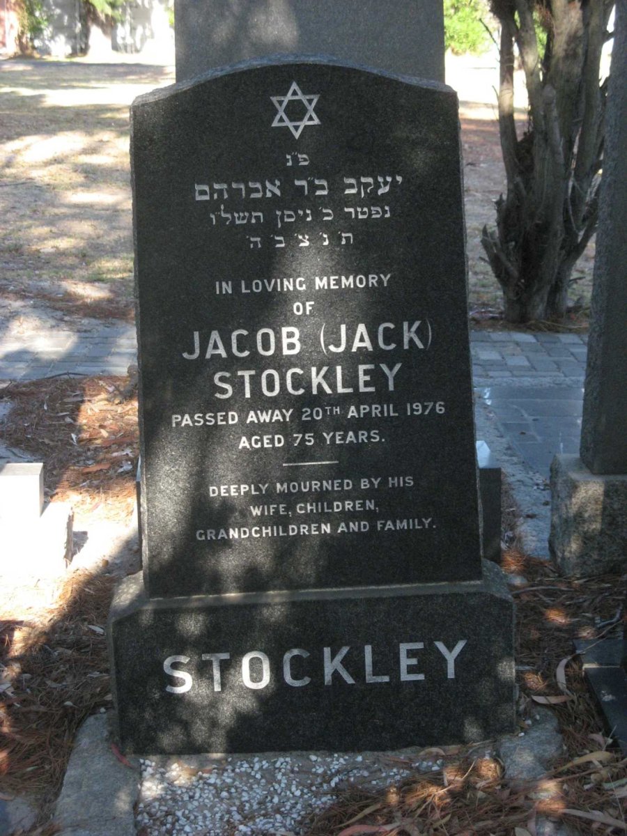 STOCKLEY Jacob -1976