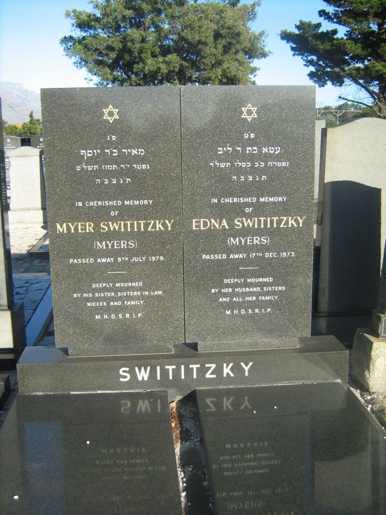 SWITITZKY Myer -1979 &amp; Edna -1973
