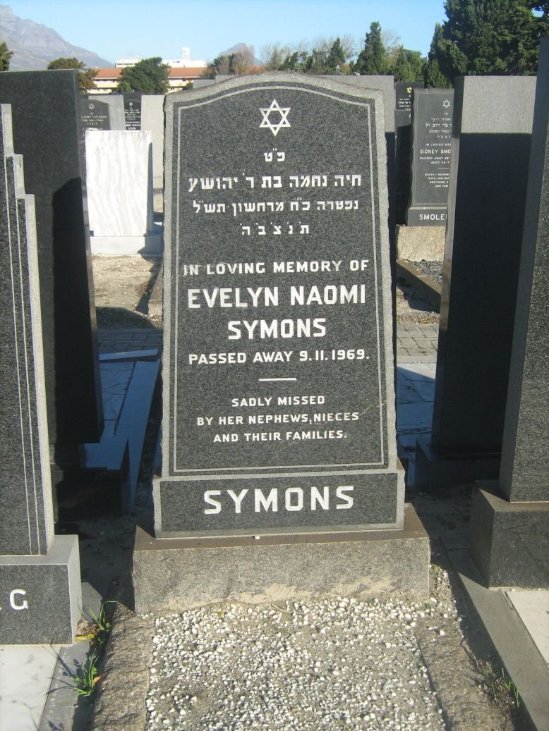 SYMONS Evelyn Naomi -1969