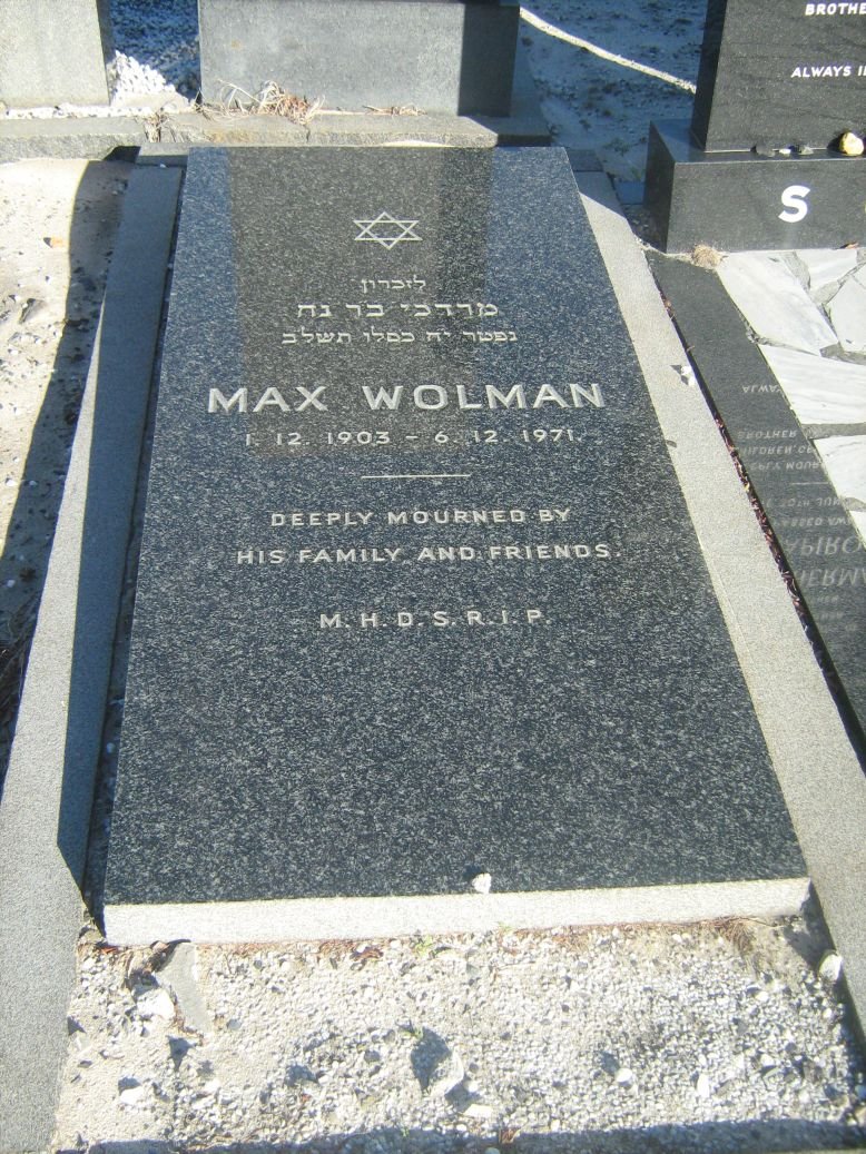 WOLMAN Max 1903-1971