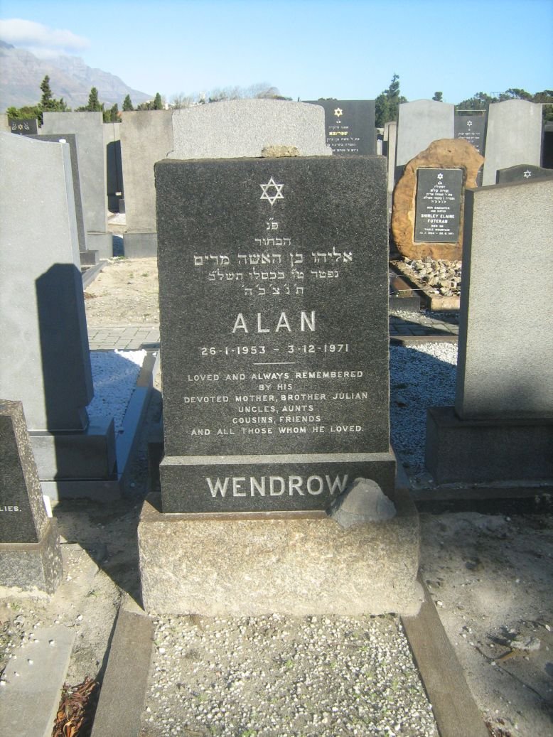 WENDROW Alan 1953-1971