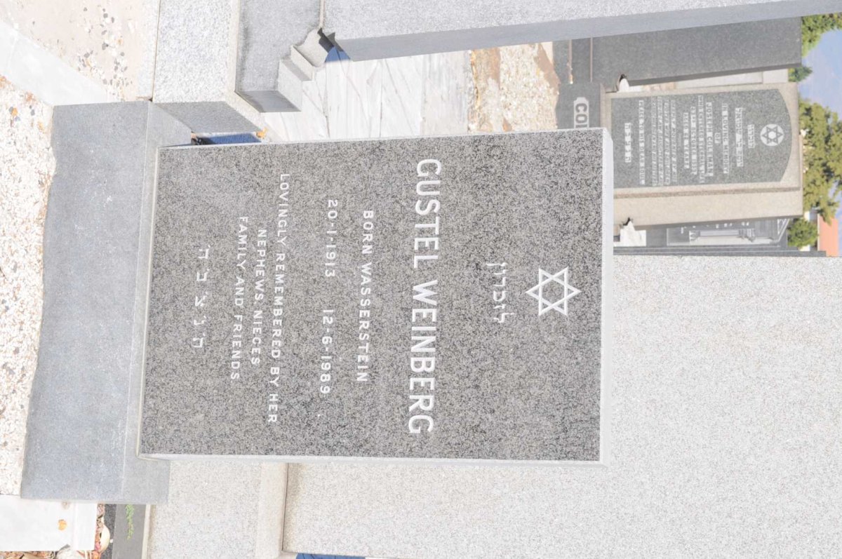 WEINBERG Gustel nee WASSERSTEIN 1913-1989