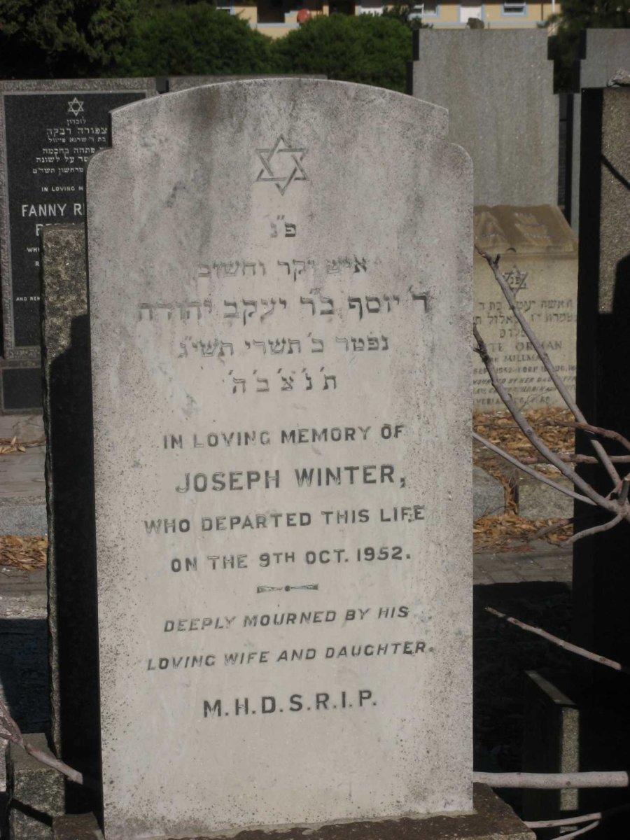 WINTER Joseph -1952