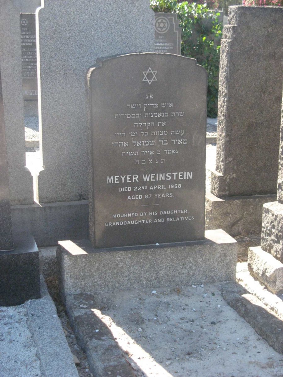 WEINSTEIN Meyer -1958
