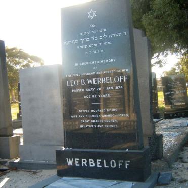 WERBELOFF Leo B. -1974