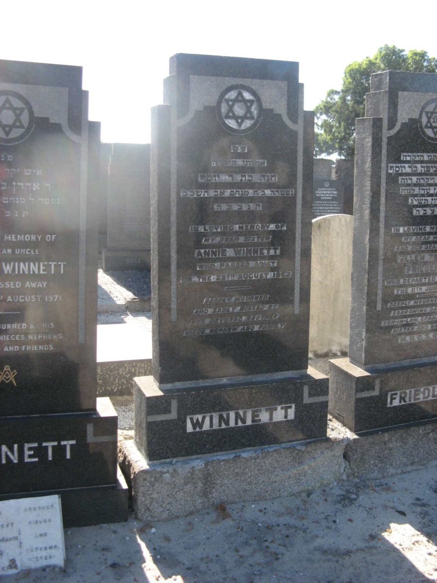 WINNETT Aaron -1971 :: WINNETT Annie -1952
