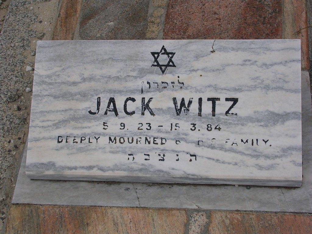 WITZ Jack 1923-1984
