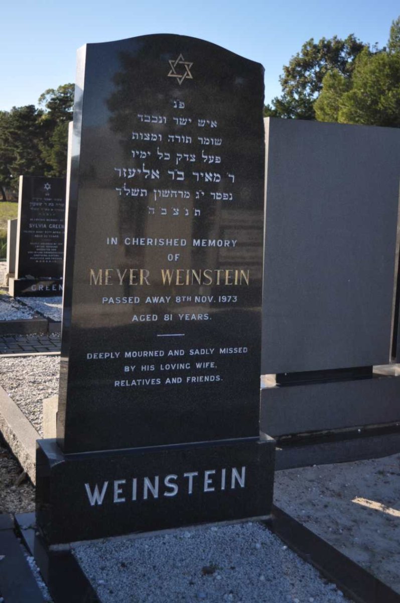 WEINSTEIN Meyer -1973