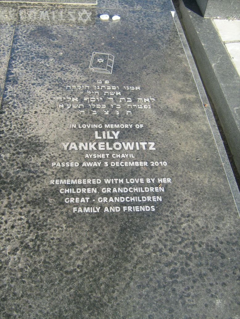 YANKELOWITZ Lily - 2010