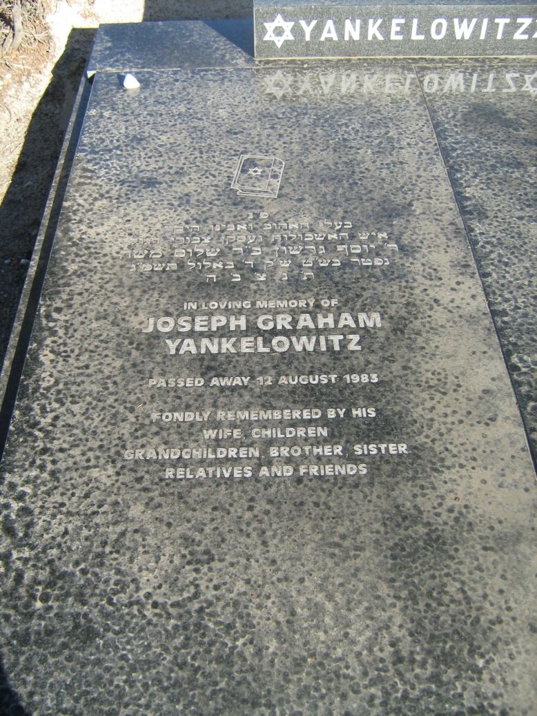 YANKELOWITZ Joseph Graham -1983