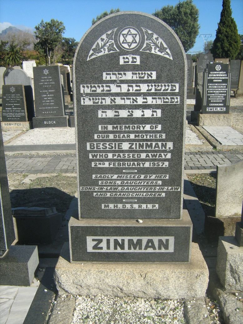 ZINMAN Bessie -1957
