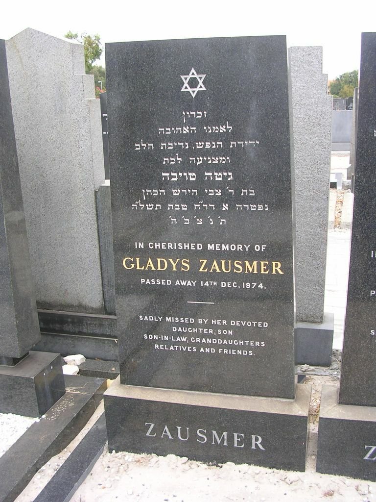 ZAUSMER Gladys -1974