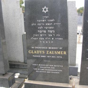 ZAUSMER Max -1966 &amp; Gladys -1974