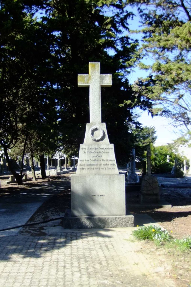 7. Memorial - Den Deutschen Immigranten 1877-1883