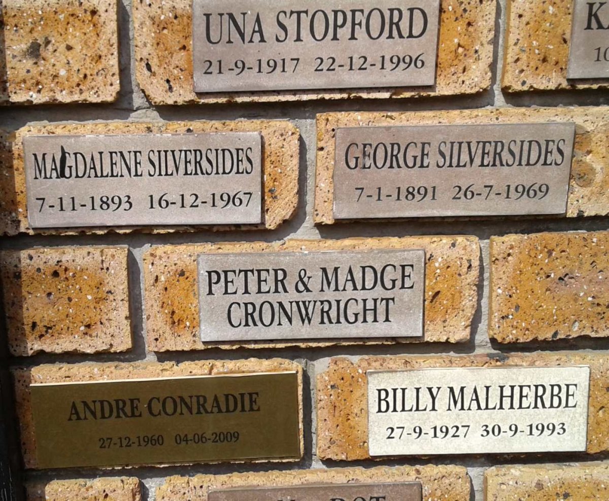 STOPFORD Una 1917-1996 :: SILVERSIDES George 1891-1969 :: CRONWRIGHT Peter &amp; Madge