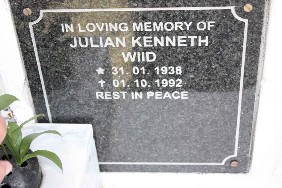 WIID Julian Kenneth 1938-1992