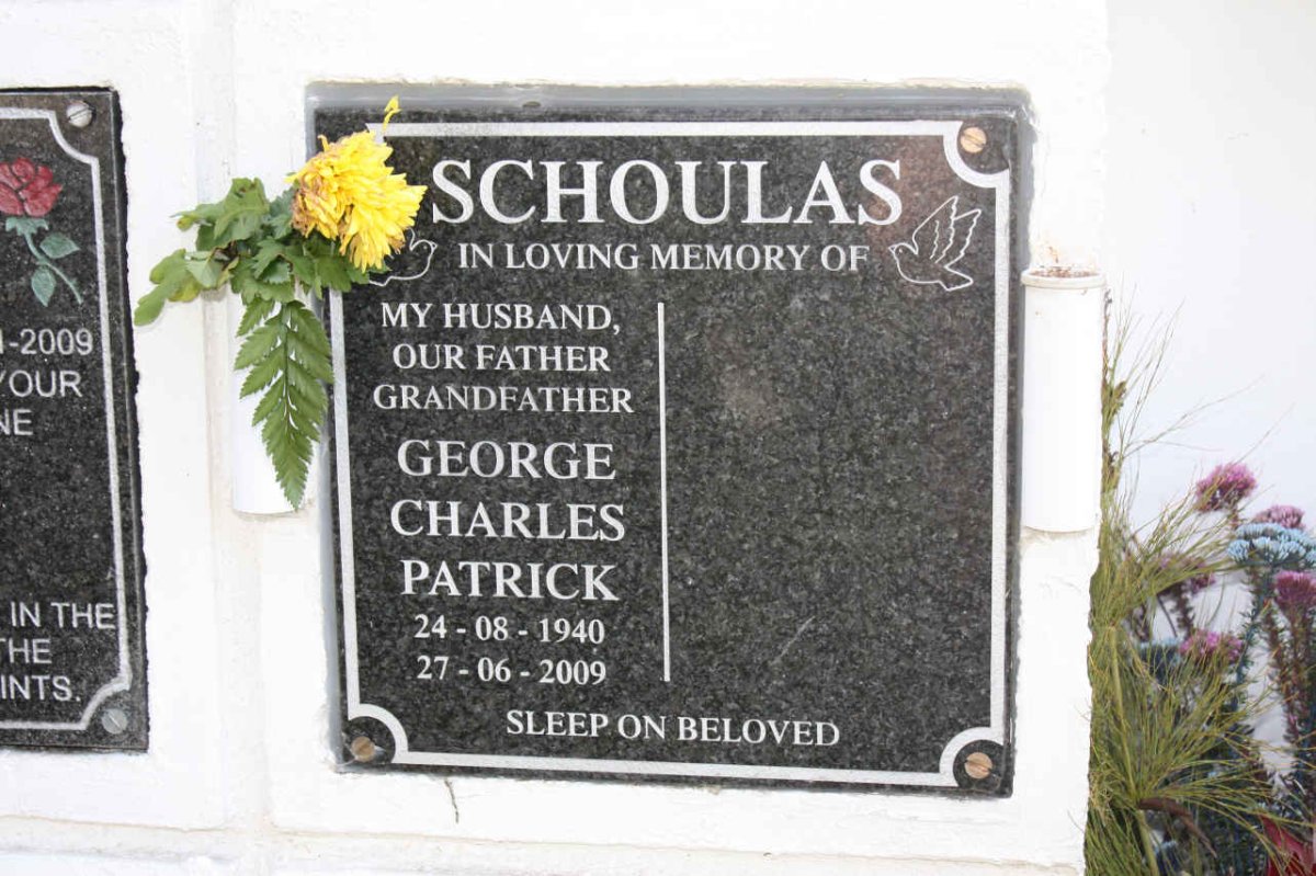 SCHOULAS George Charles Patrick 1940-2009