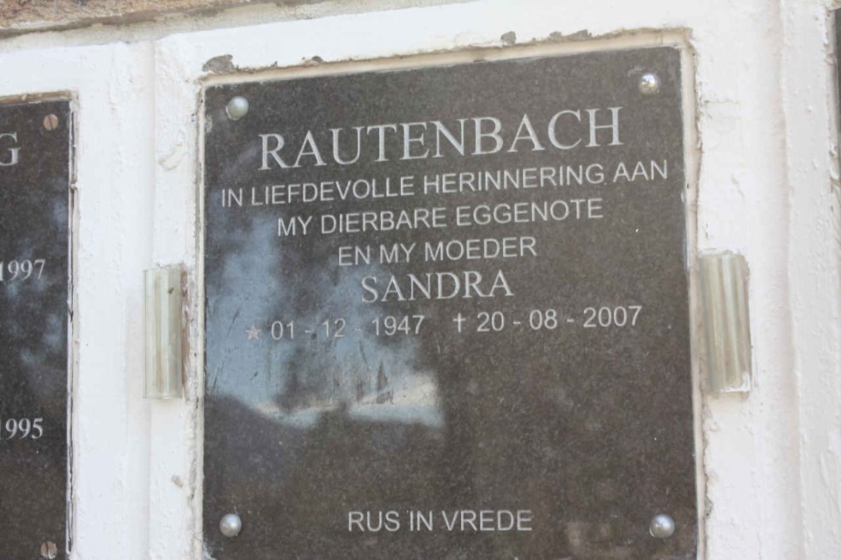 RAUTENBACH Sandra 1947-2007