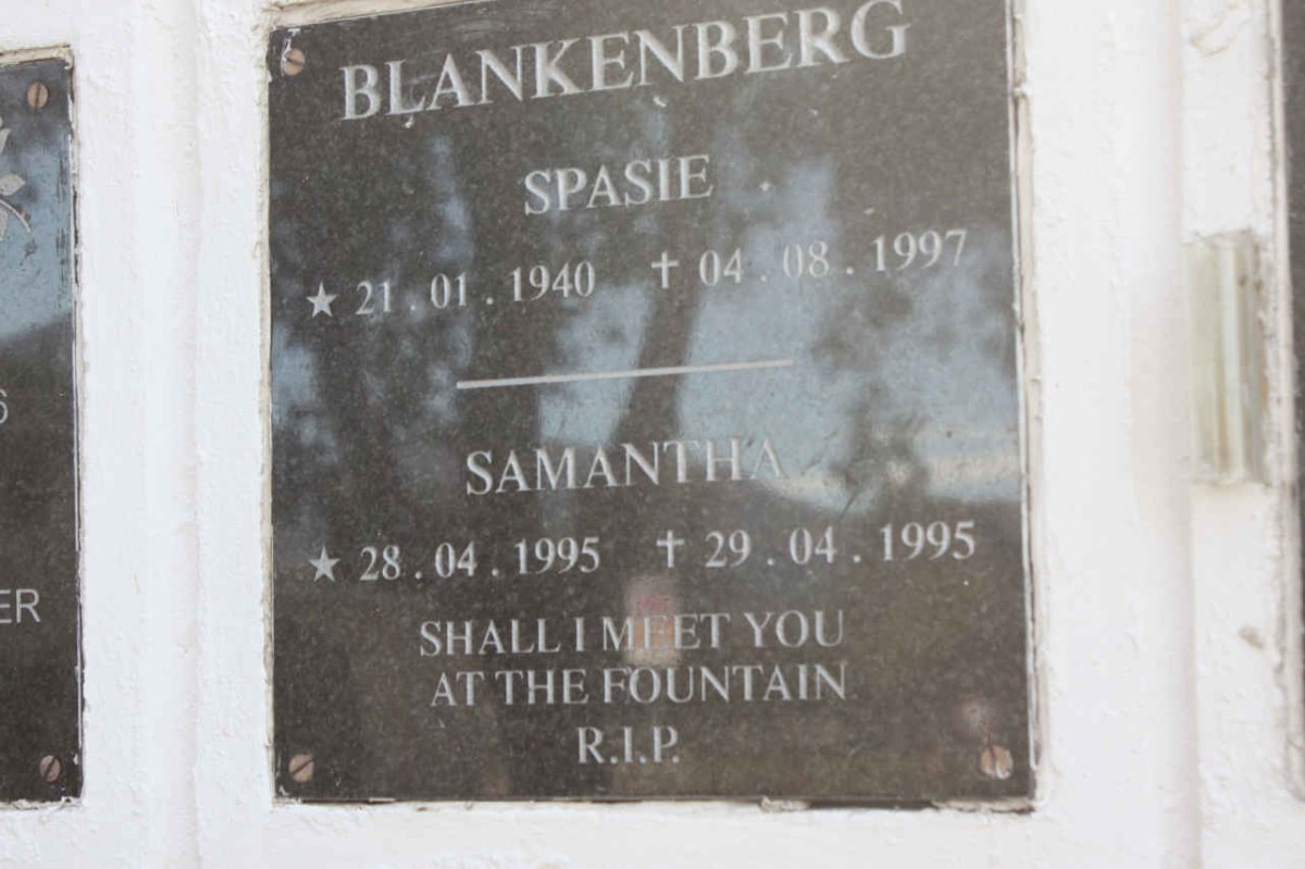 BLANKENBERG Spasie 1940-1997 &amp; Samantha 1995-1995