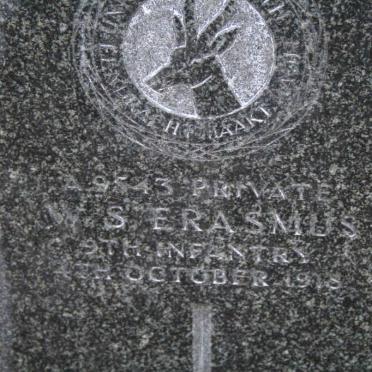 ERASMUS W.S. -1918