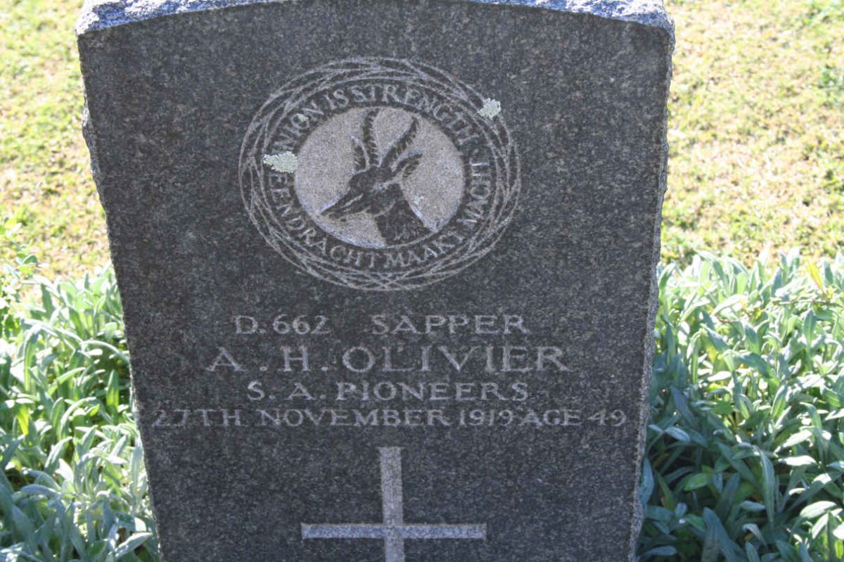 OLIVIER A.H. -1919