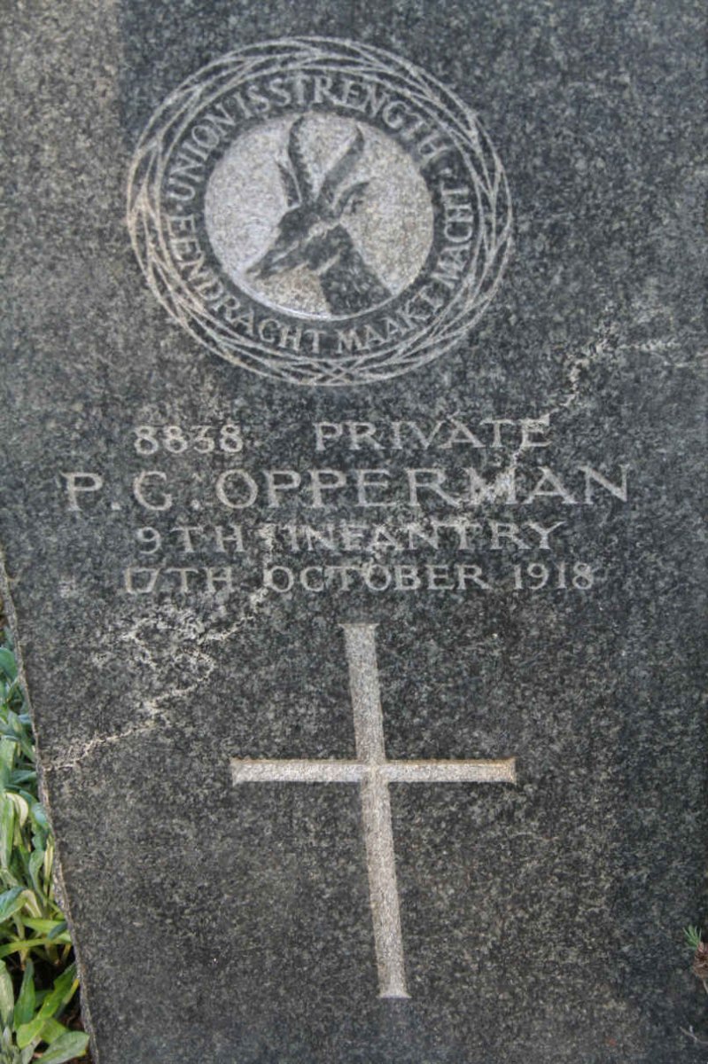 OPPERMAN P.G. -1918