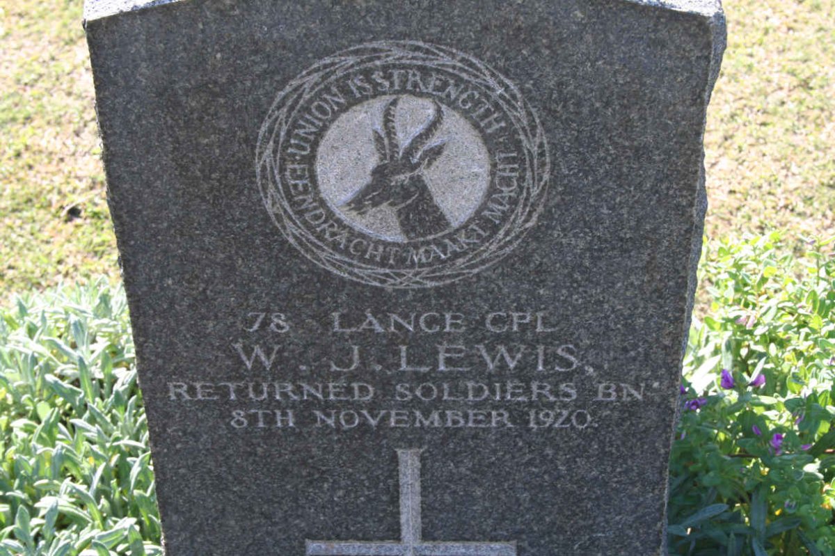 LEWIS W.J. -1920
