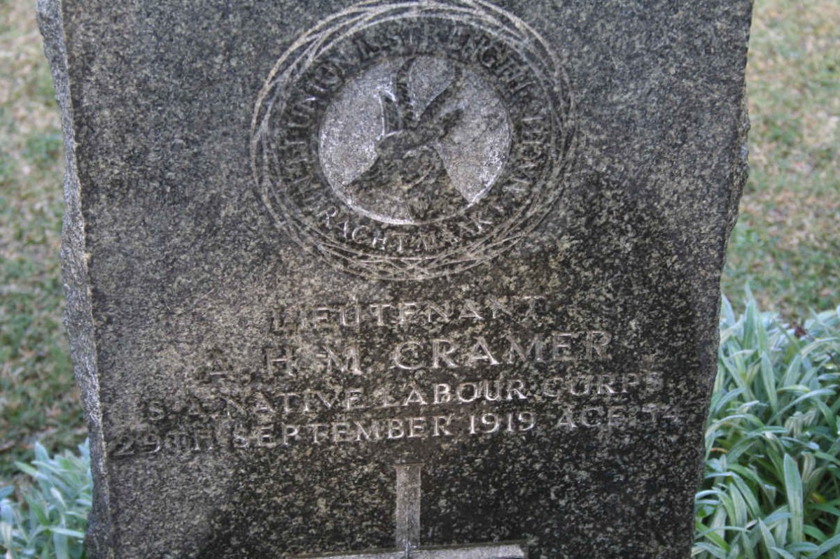 CRAMER A.H.M. -1919