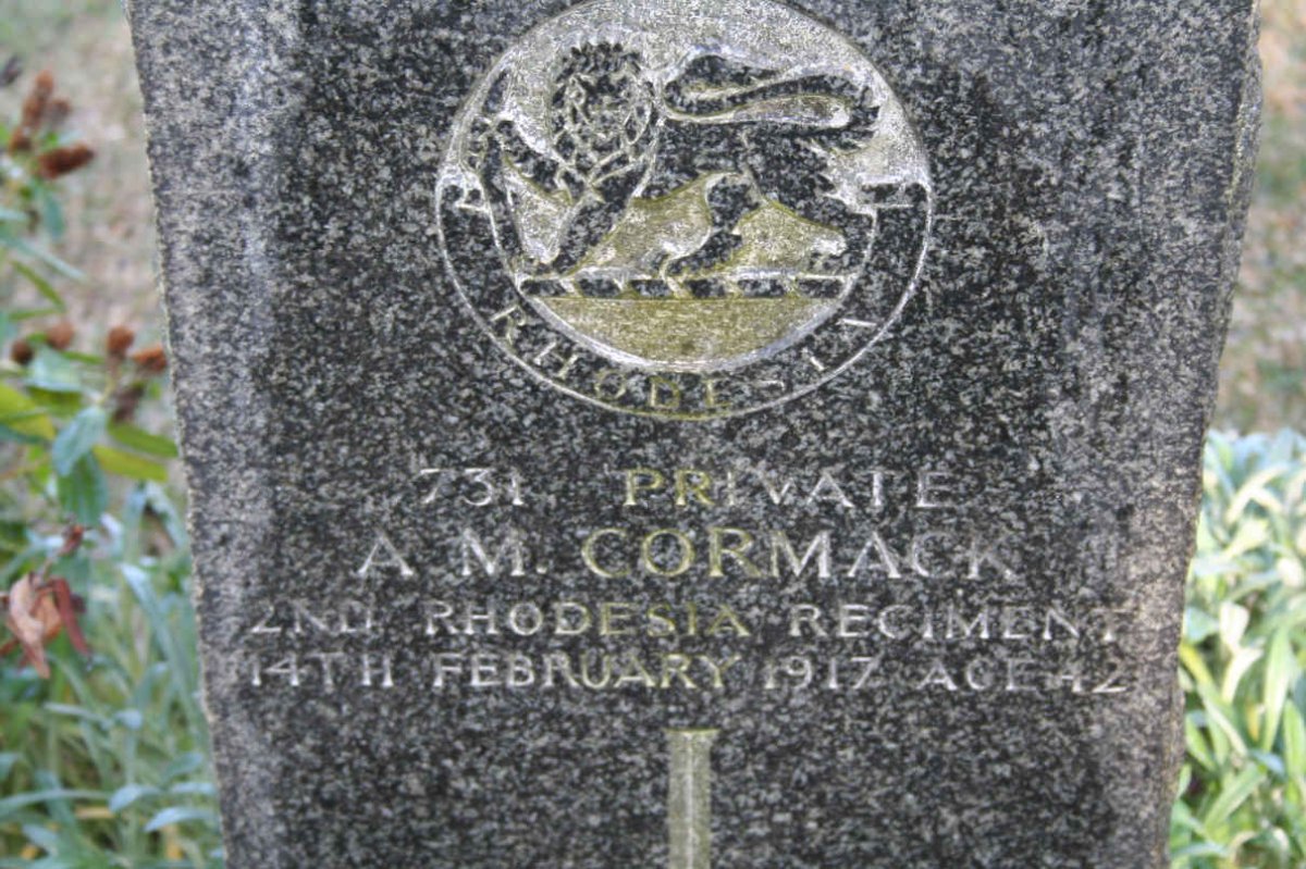 CORMACK A.M. -1917