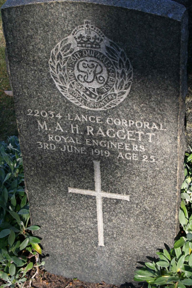 RAGGETT M.A.H. -1919