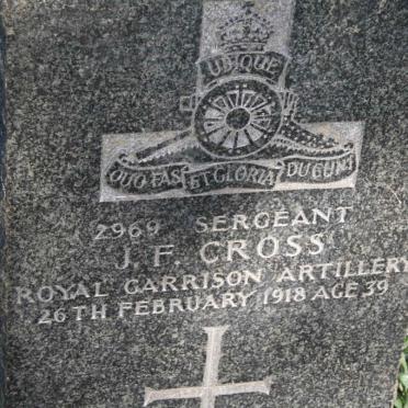 CROSS J.F. -1918