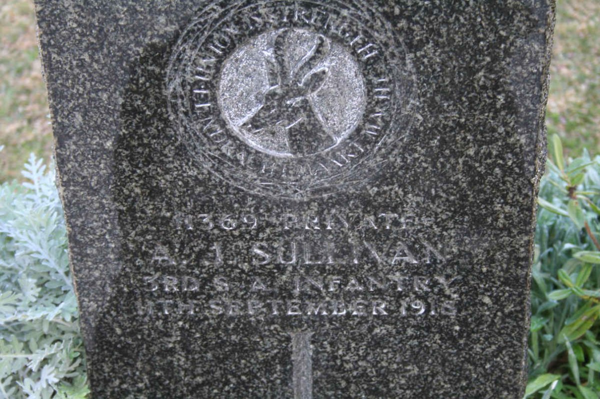 SULLIVAN A.J. -1918