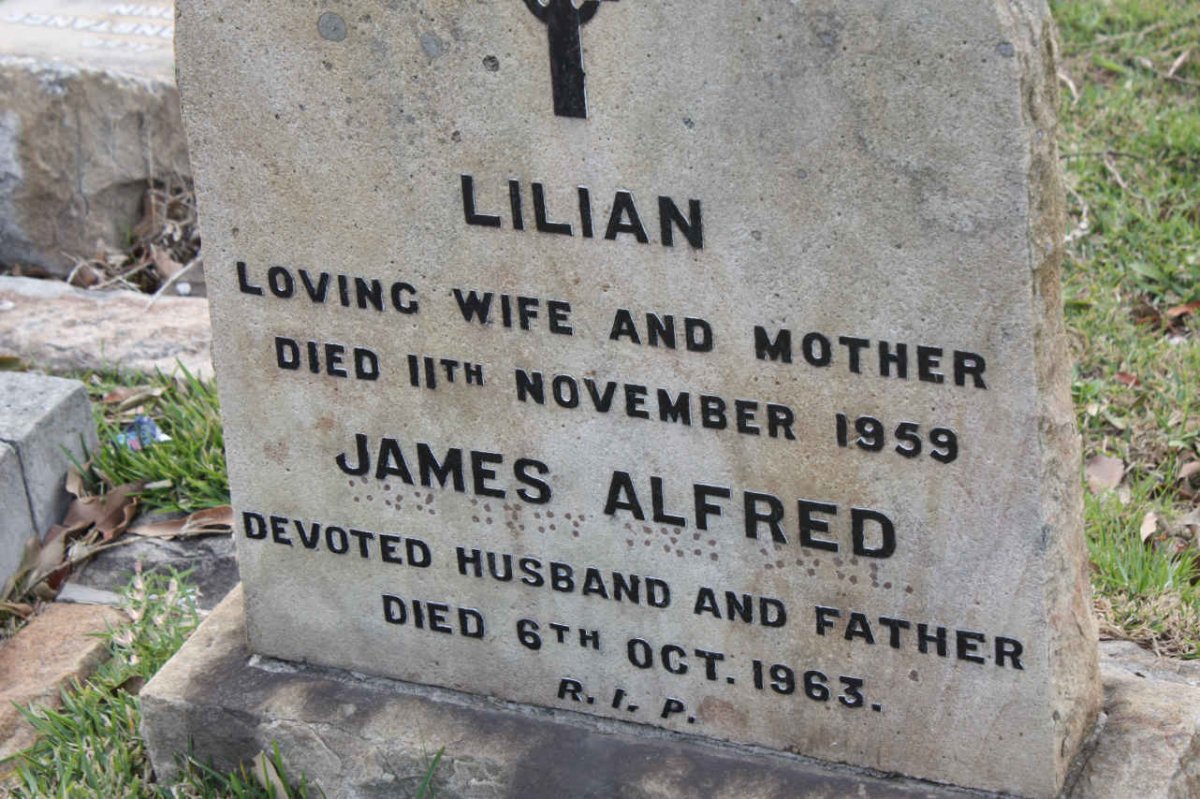 ? James Alfred -1963 &amp; Lilian -1959