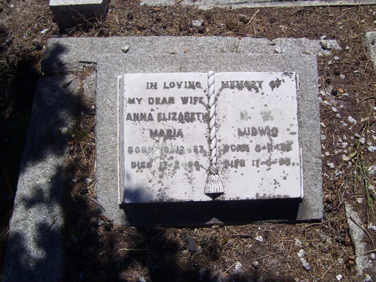 ? Ludwig &amp; Anna Elziabeth Maria 1887-1955