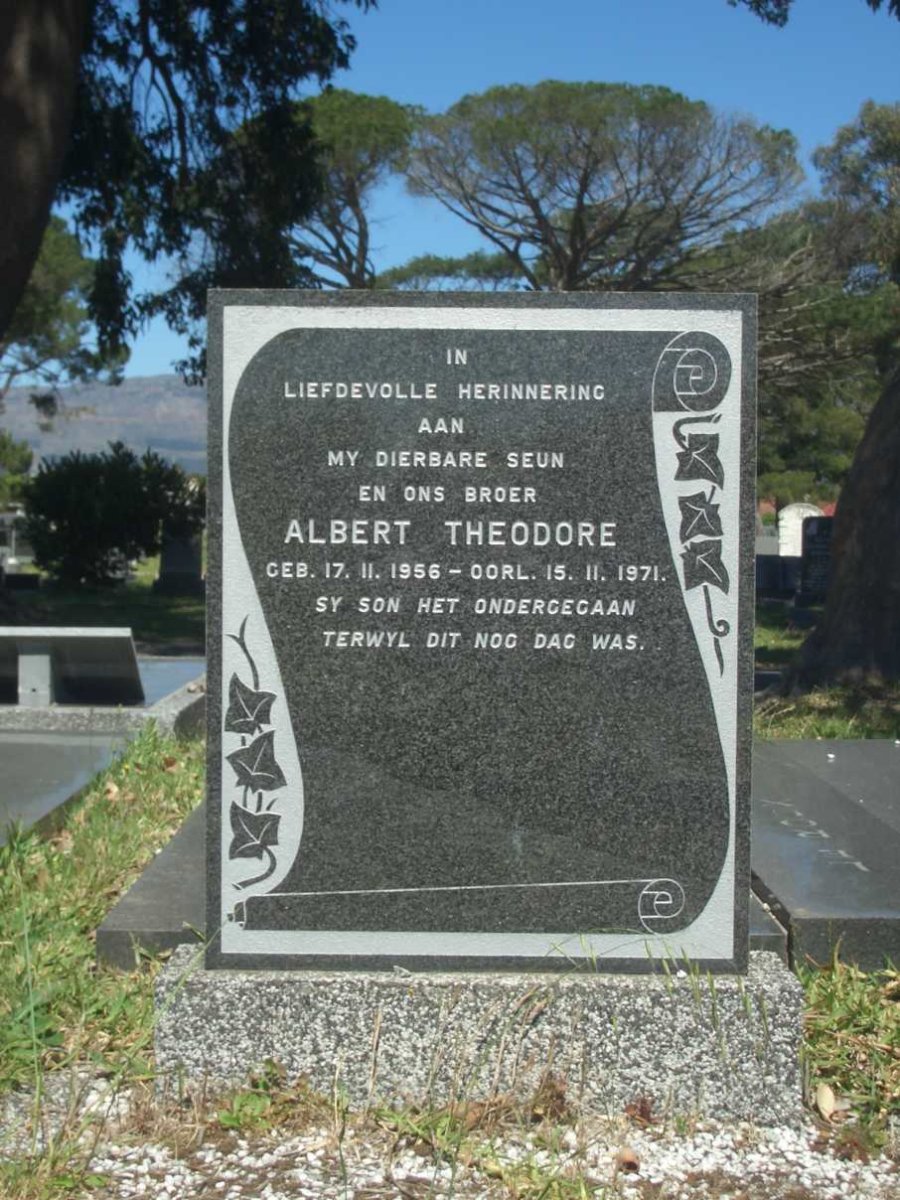 ? Albert Theodore 1956-1971