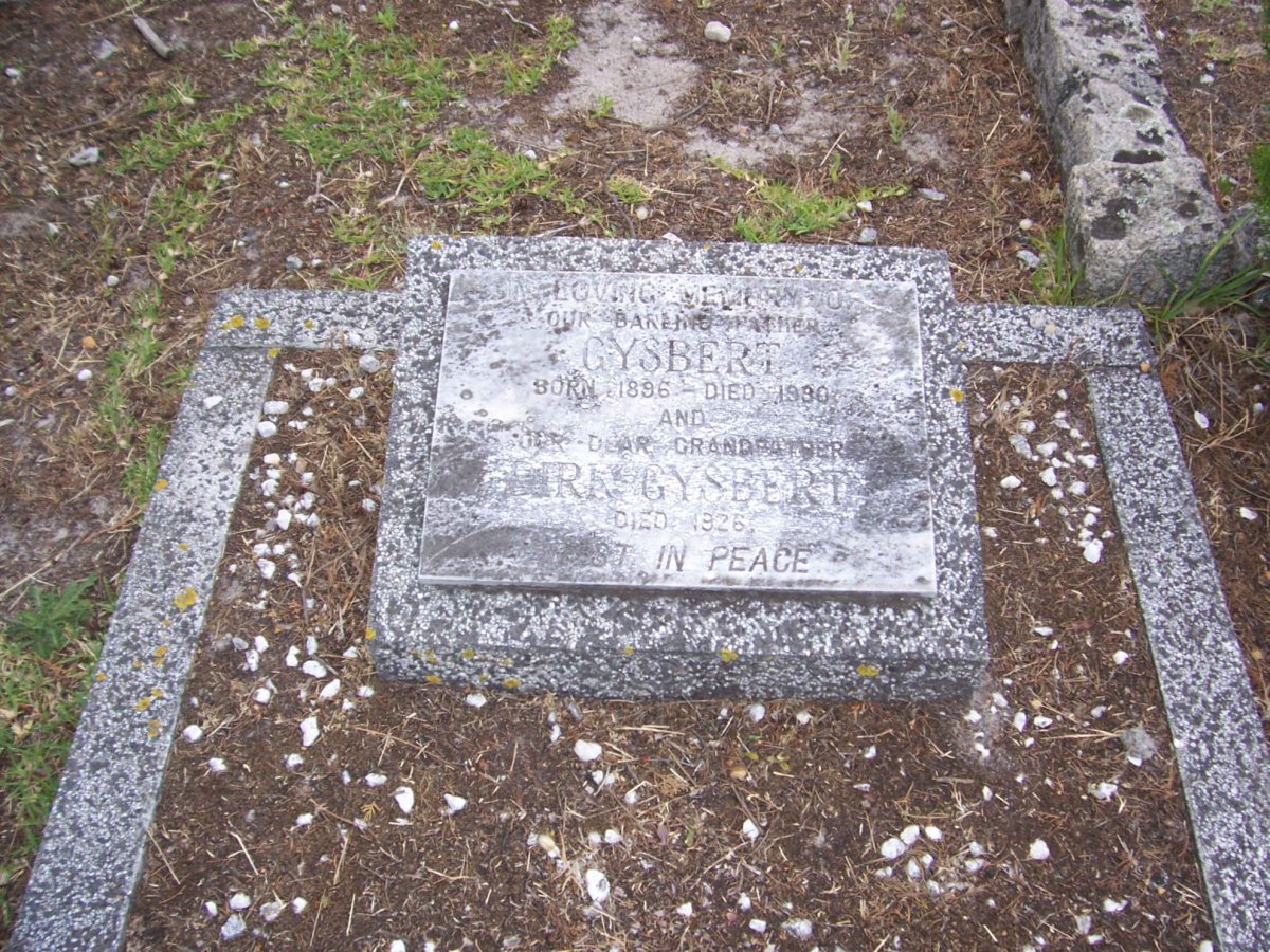 ? Dirk Gysbert -1926 :: ? Gysbert 1896-1930