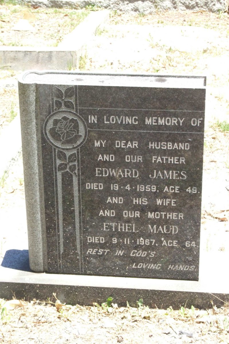 ? Edward James -1959 &amp; Ethel Maud -1967