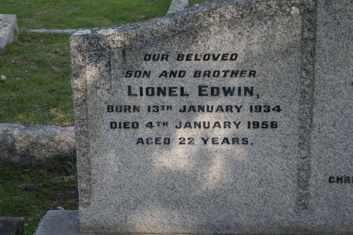 ? Lionel Edwin 1934-1956