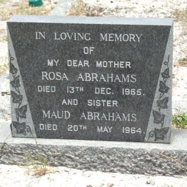 ABRAHAMS Rosa -1965 :: ABRAHAMS Maud -1964