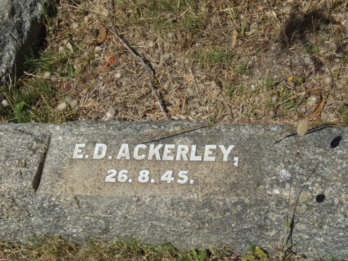 ACKERLEY E.D. -1945