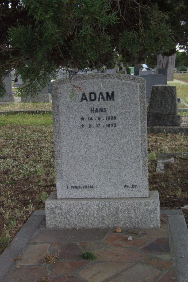 ADAM Hans 1926-1973