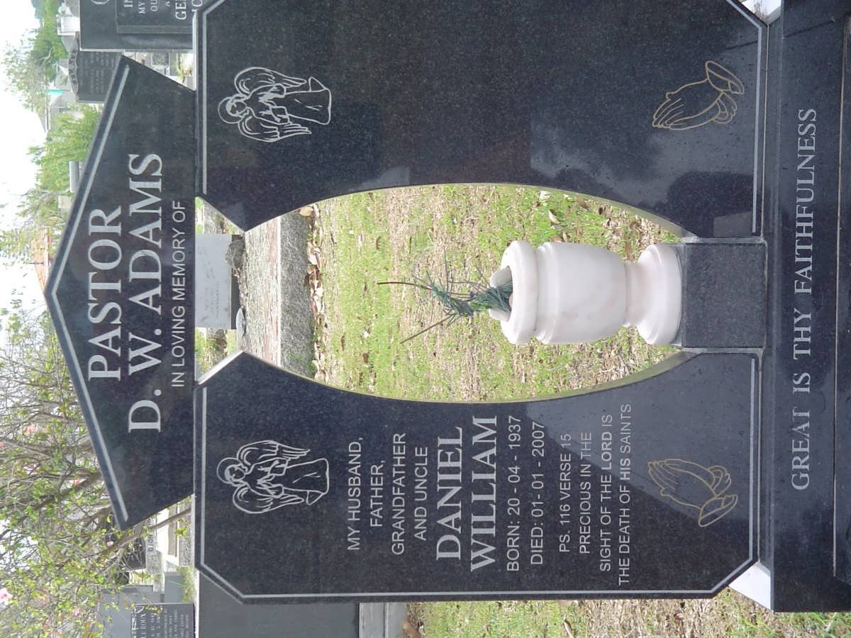 ADAMS Daniel William 1937-2007