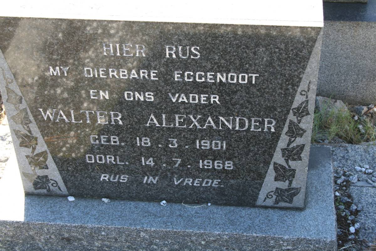 ALEXANDER Walter 1901-1968