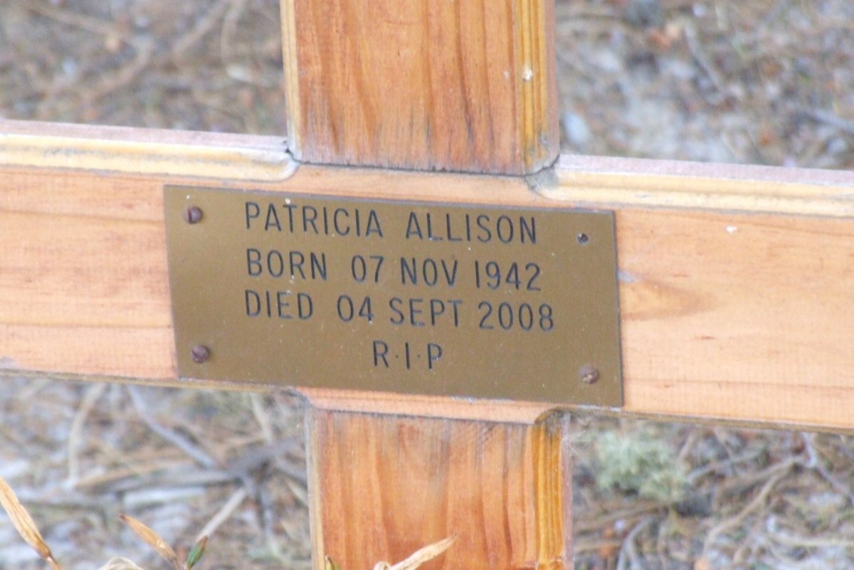 ALLISON Patricia 1942-2008