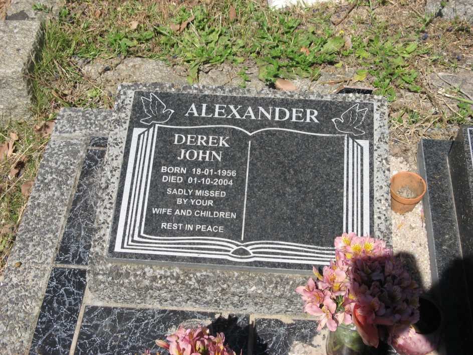 ALEXANDER Derek John 1956-2004