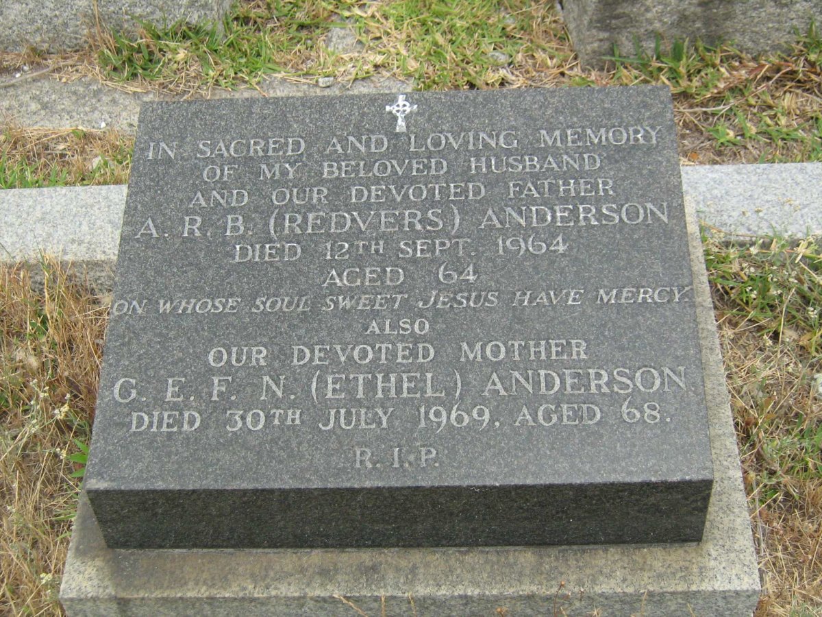 ANDERSON A.R.B -1964 &amp; G.E.F.N. -1969